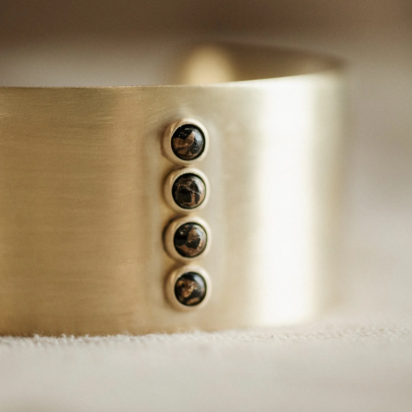 ABSAROKA CUFF // COPPER OBSIDIAN — COMMONFORM JEWELRY // Modern